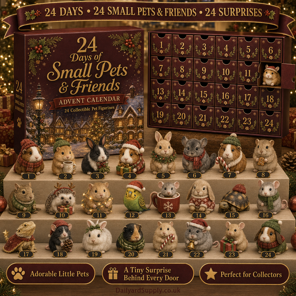 Small Pets Advent Calendar 2026 with 24 Collectible Figurines