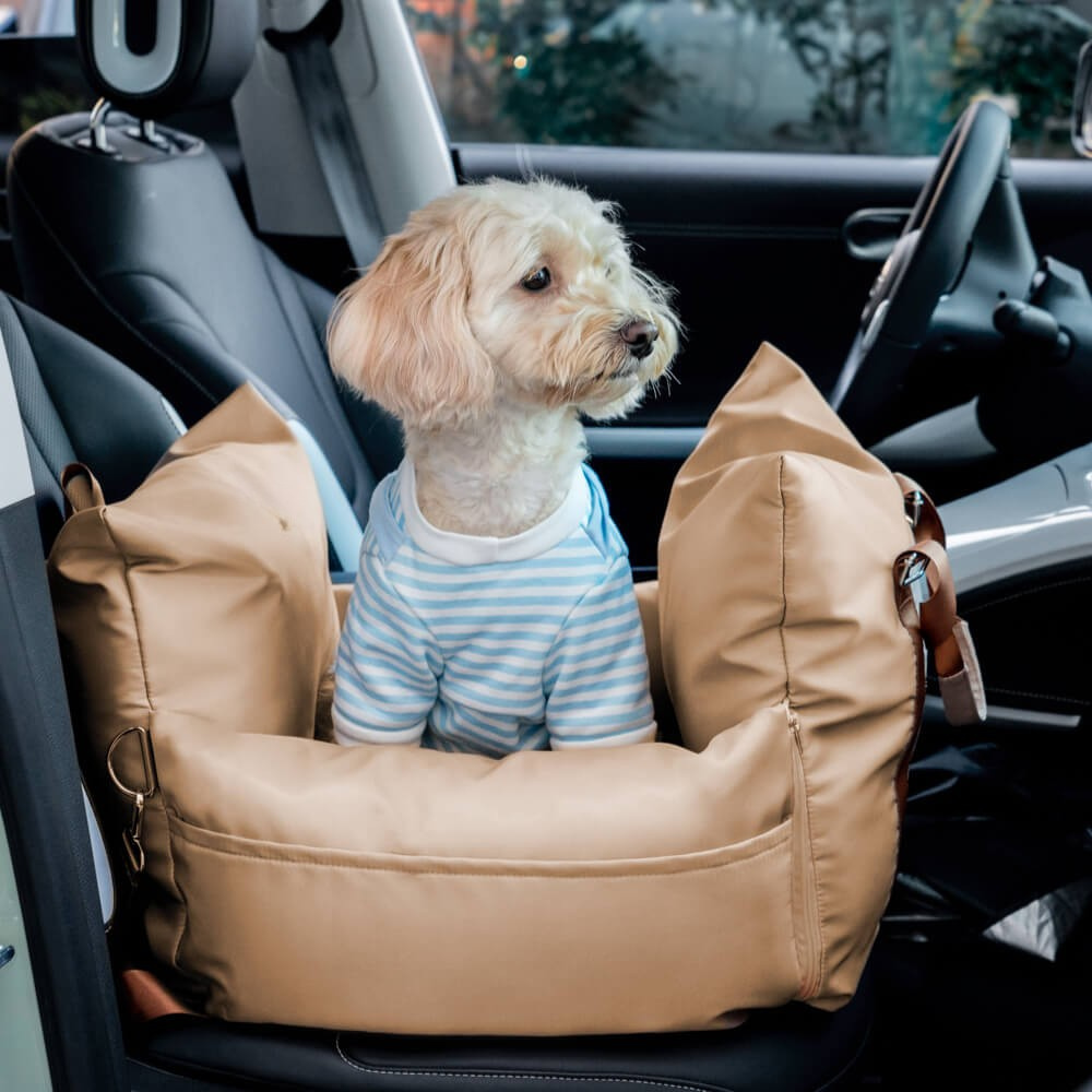 Dog Car Seat Bed | Waterproof Oxford Fabric & Cushioned Design