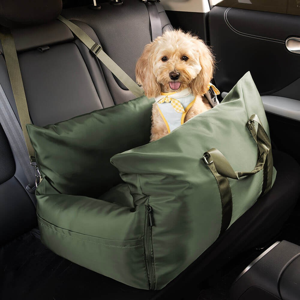 Dog Car Seat Bed | Waterproof Oxford Fabric & Cushioned Design