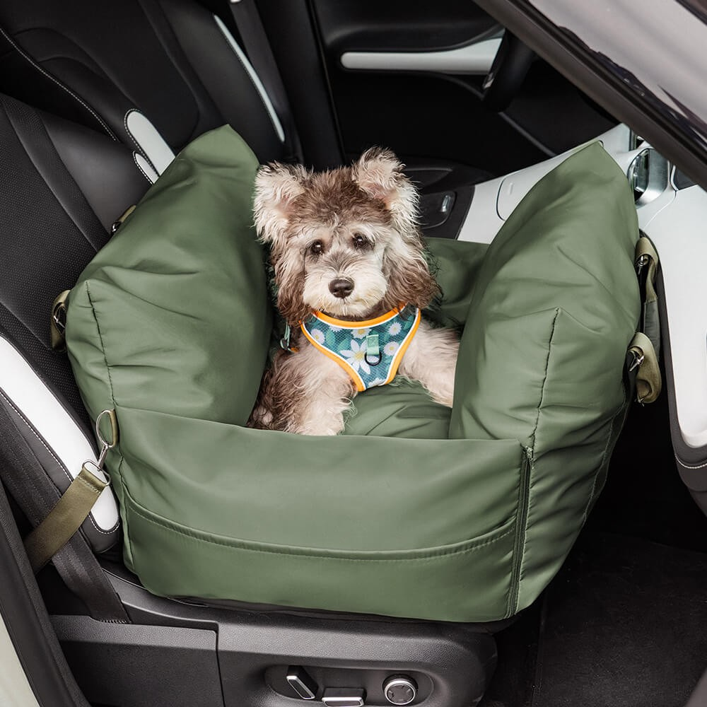 Dog Car Seat Bed | Waterproof Oxford Fabric & Cushioned Design