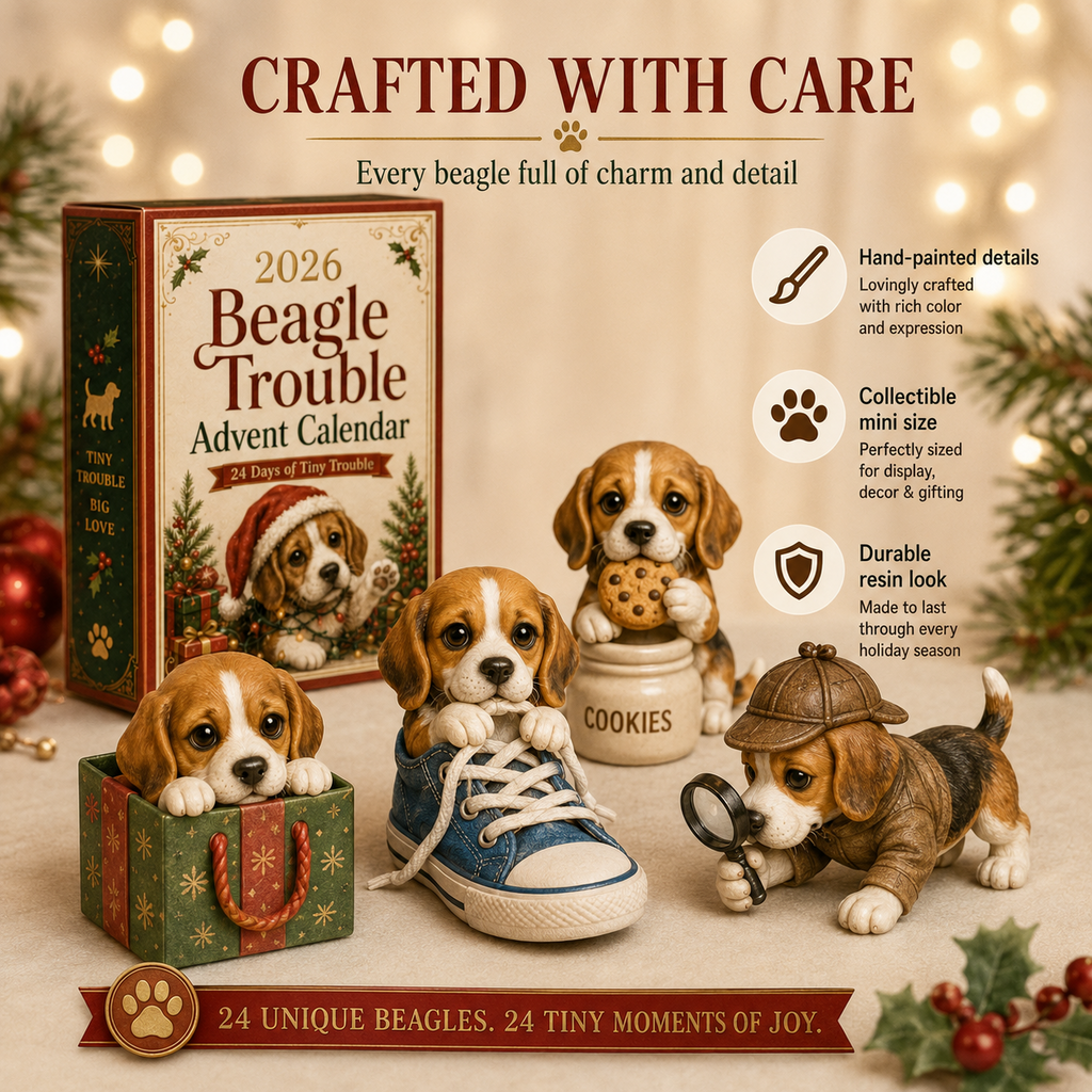 Complete beagle figurine collection