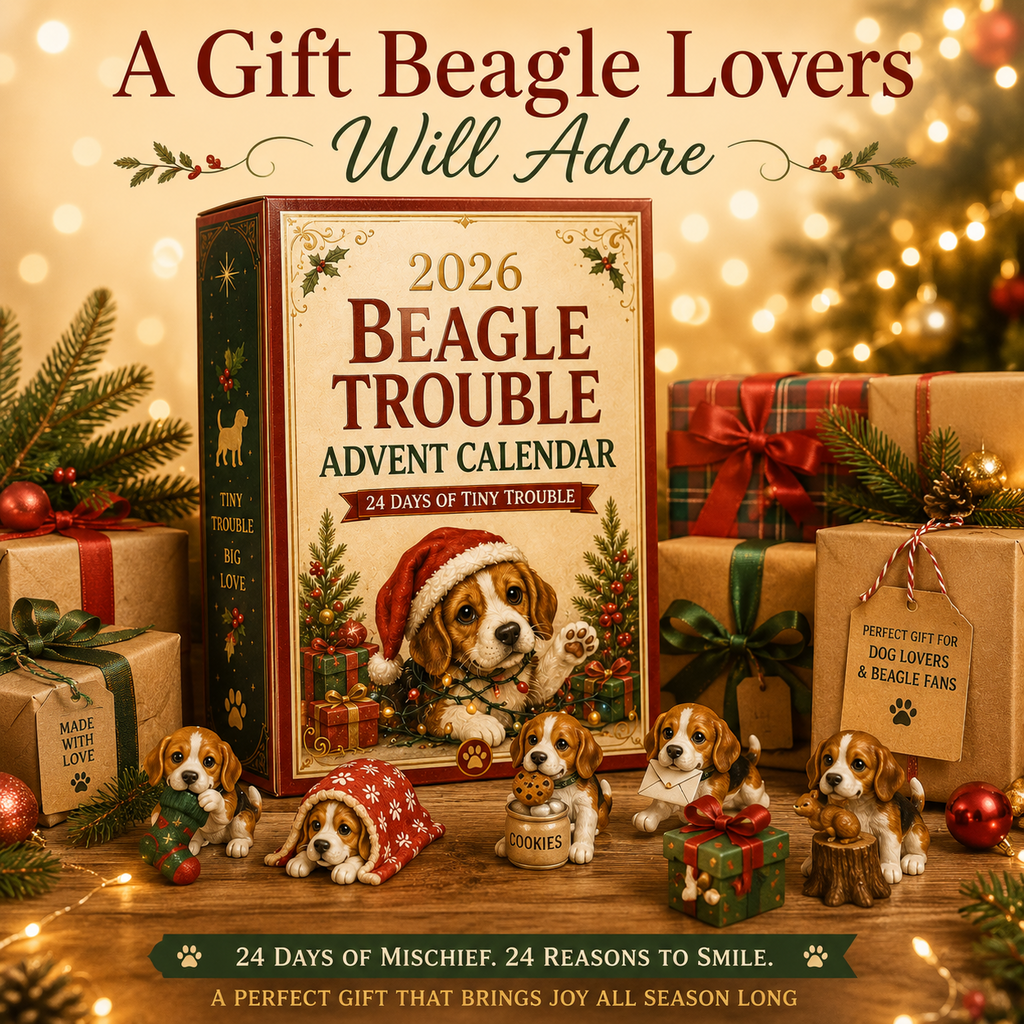 Beagle advent calendar Christmas gift