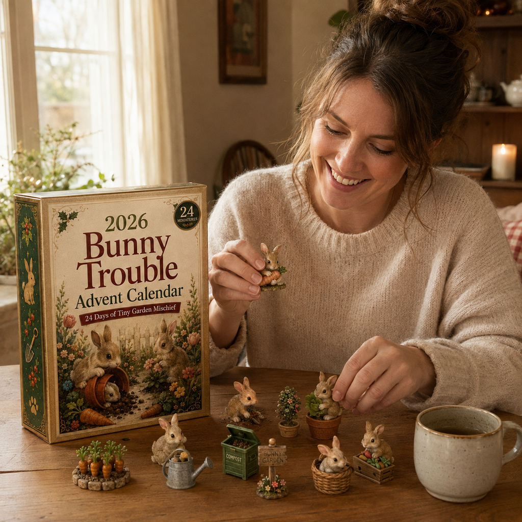 Bunny advent calendar Christmas gift