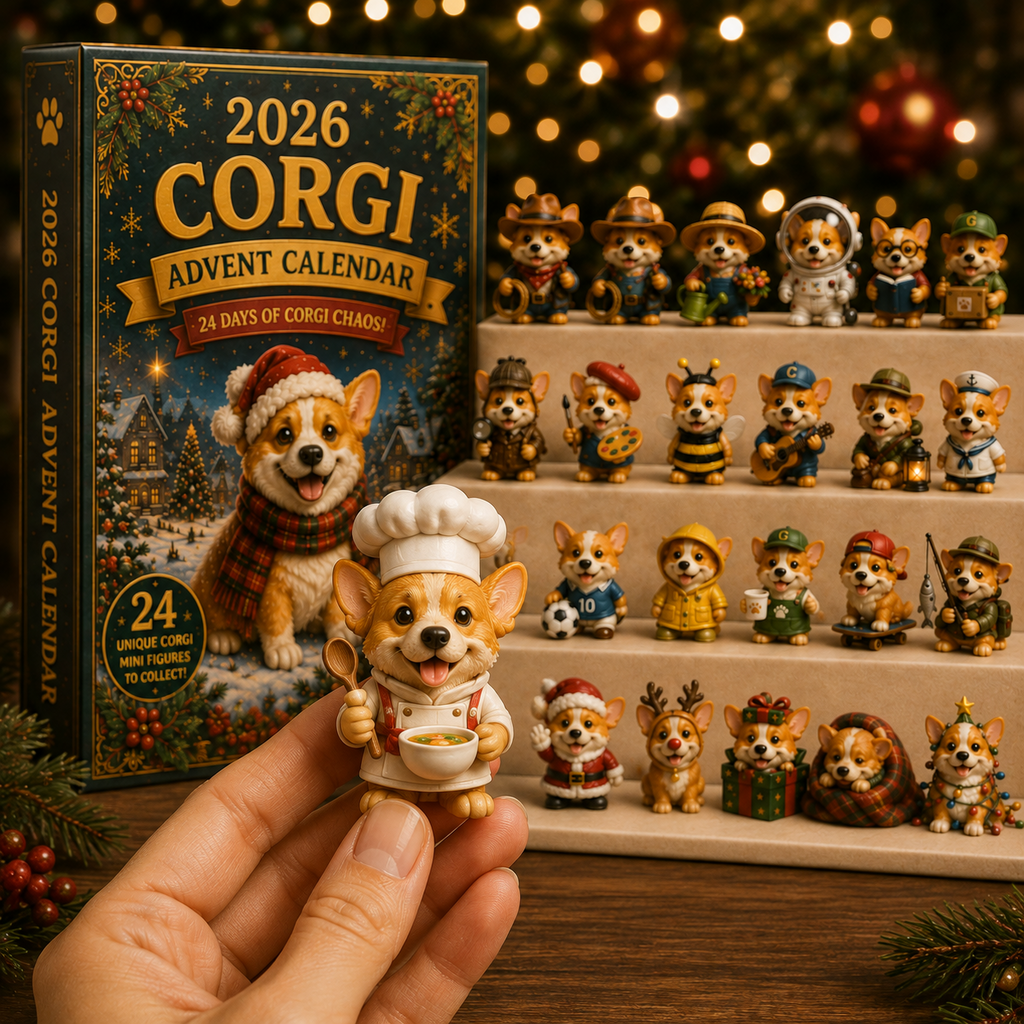 Complete corgi figurine collection