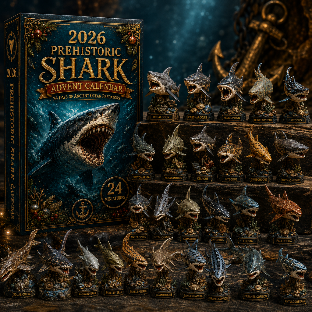 Prehistoric shark advent calendar Christmas gift