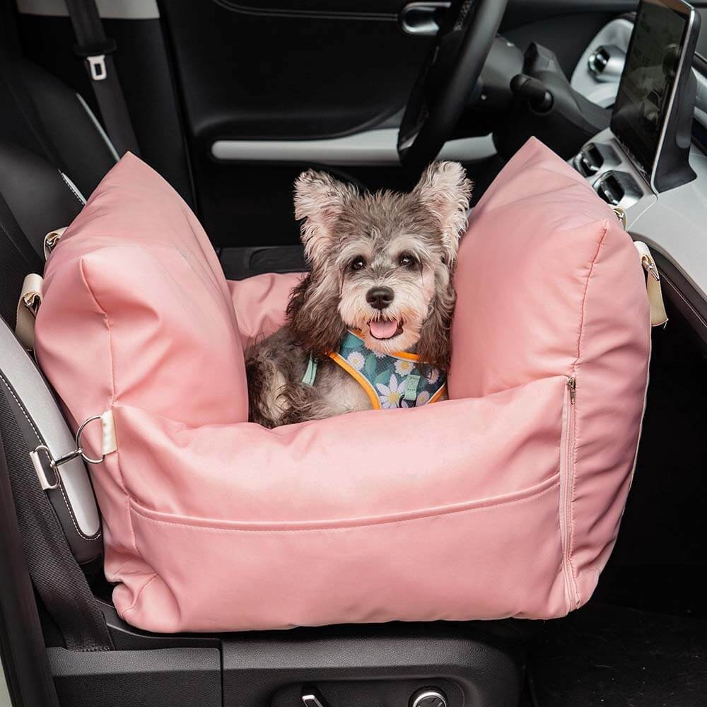 Dog Car Seat Bed | Waterproof Oxford Fabric & Cushioned Design