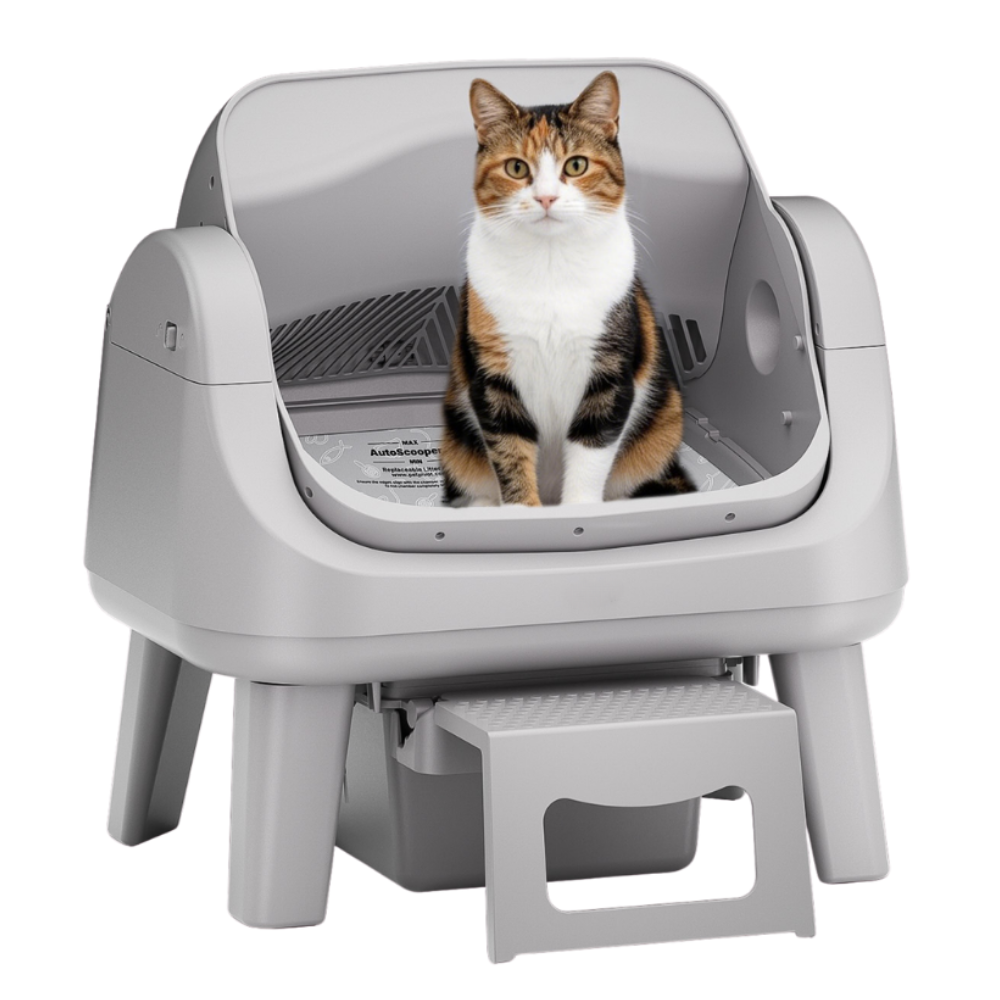 Automatic Cat Litter Box - Infrared Sensors & Sealed Waste Drawer