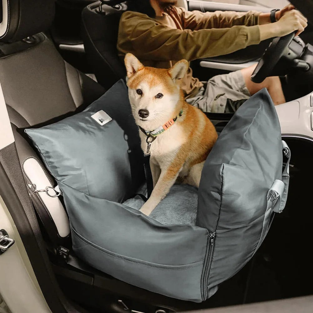Dog Car Seat Bed | Waterproof Oxford Fabric & Cushioned Design