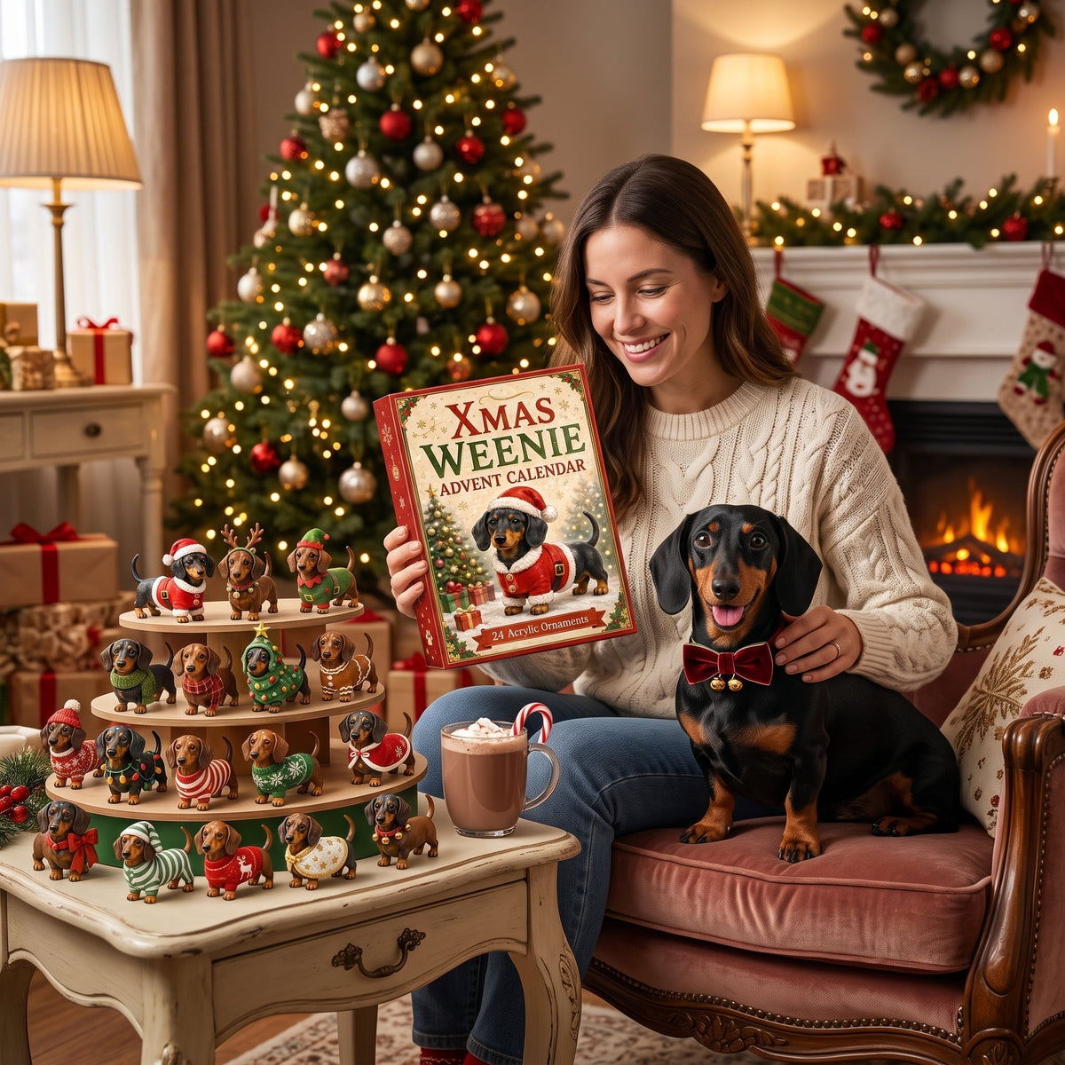 2026 Christmas Dachshund Advent Calendar – 24 Festive Collectibles for Dog Lovers 2