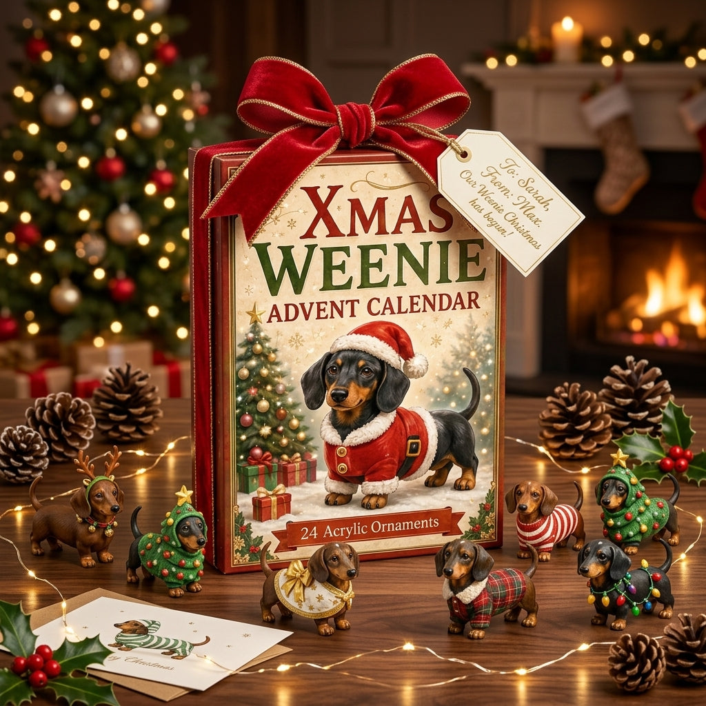 2026 Christmas Dachshund Advent Calendar – 24 Festive Collectibles for Dog Lovers 3