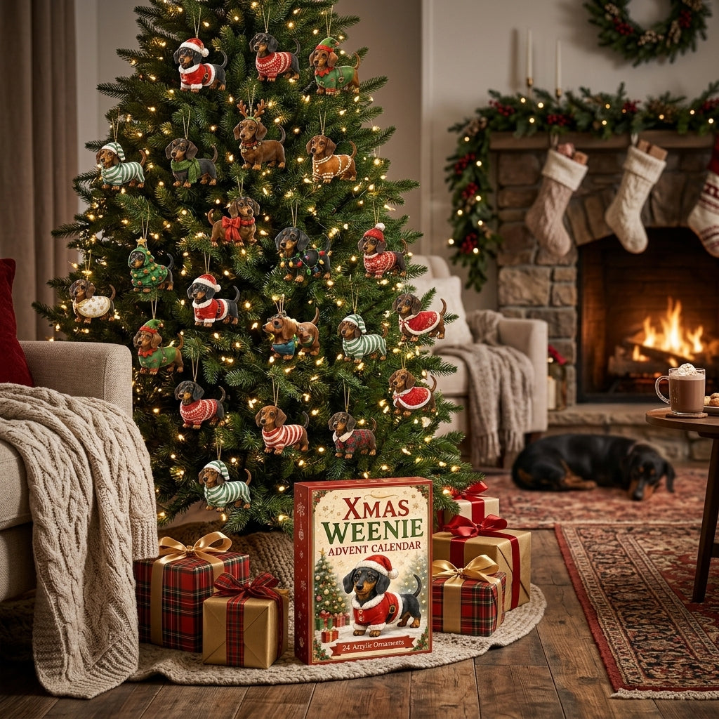 2026 Christmas Dachshund Advent Calendar – 24 Festive Collectibles for Dog Lovers 5
