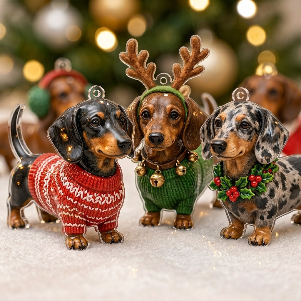 2026 Christmas Dachshund Advent Calendar – 24 Festive Collectibles for Dog Lovers 6