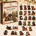 2026 Dachshund Mischief Advent Calendar - 24 Days of Festive Doxie Surprises for Holiday Countdown 0