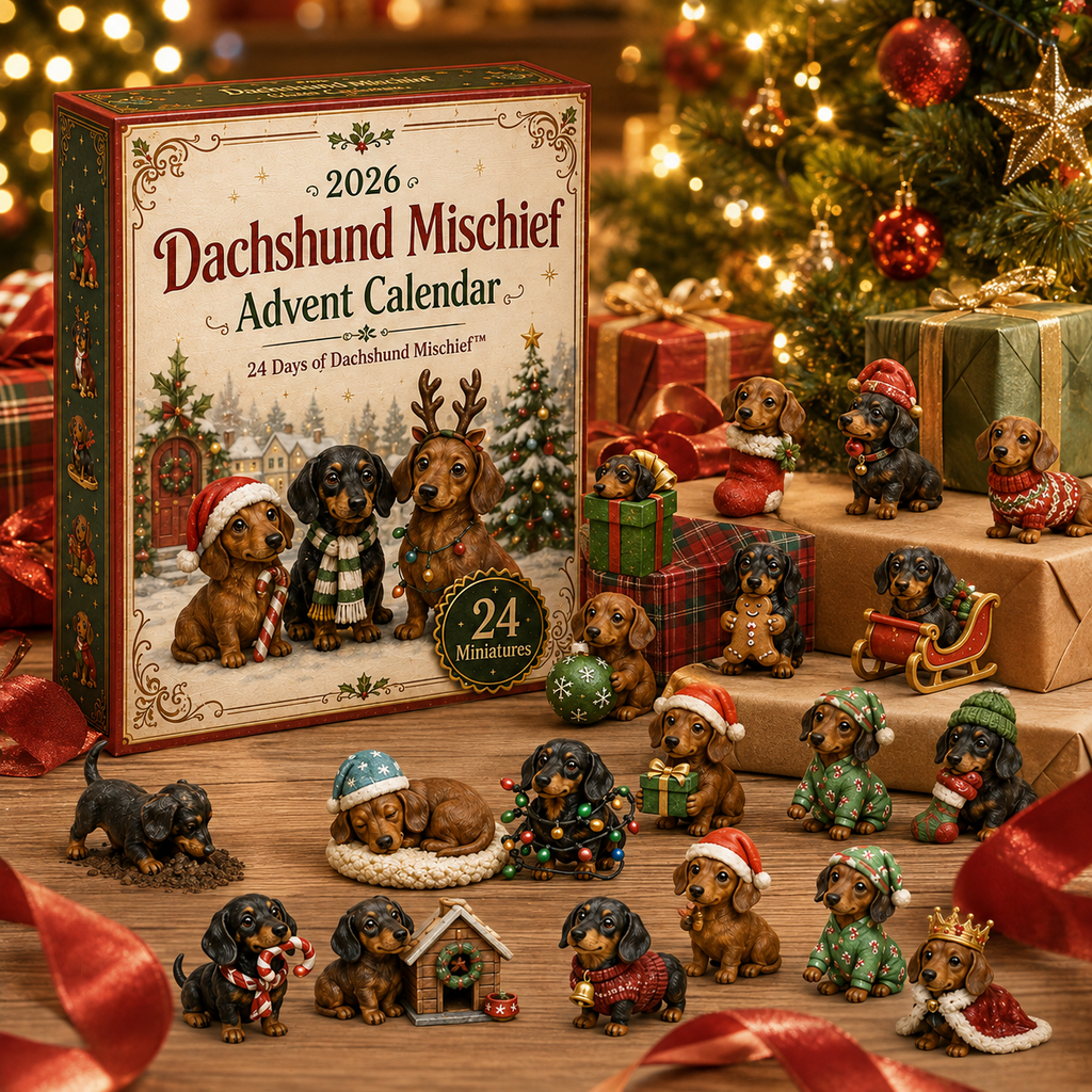 2026 Dachshund Mischief Advent Calendar - 24 Days of Festive Doxie Surprises for Holiday Countdown 5