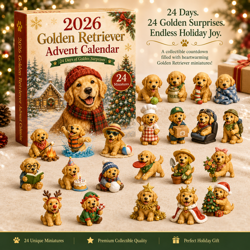 2026 Golden Retriever Advent Calendar – 24 Days of Festive Dog Surprises 1