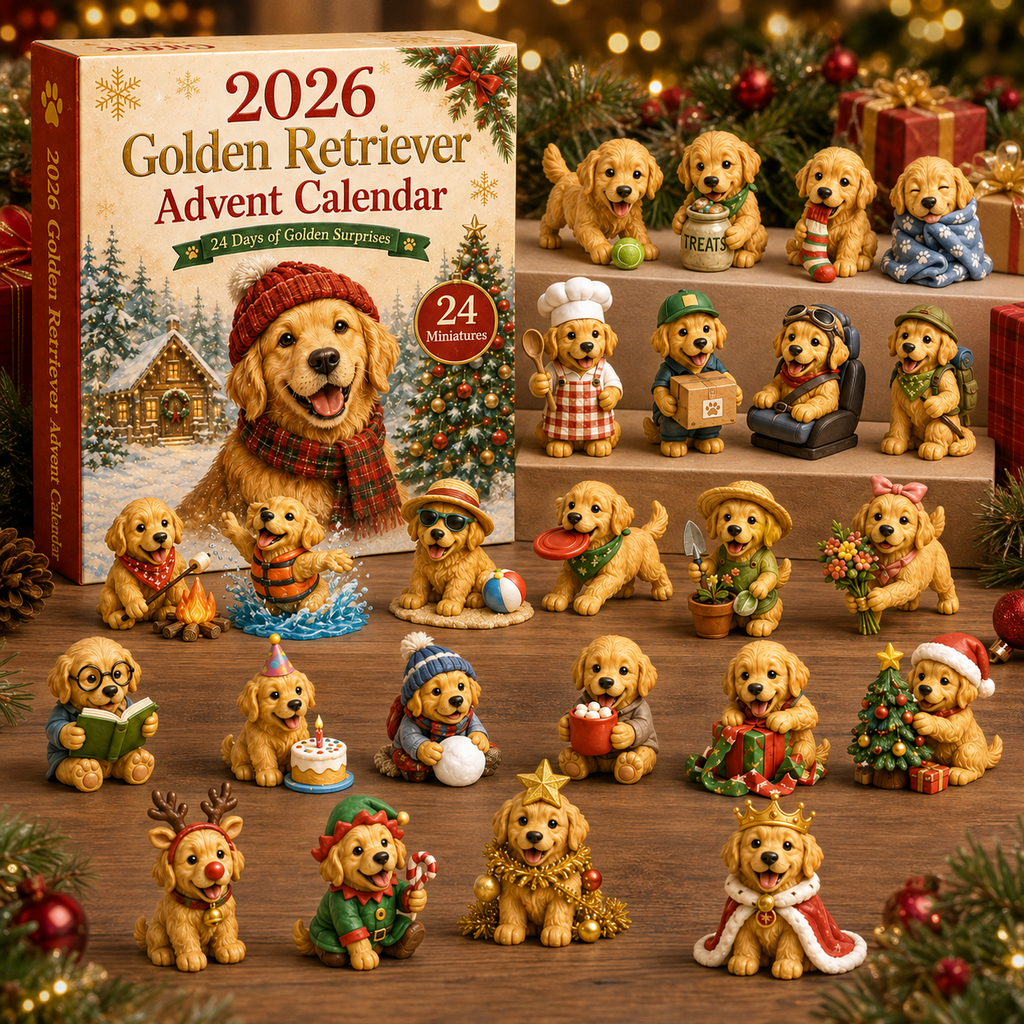 2026 Golden Retriever Advent Calendar – 24 Days of Festive Dog Surprises 2