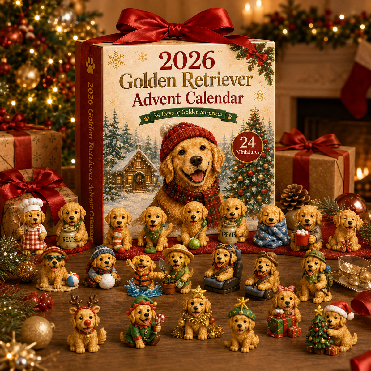 2026 Golden Retriever Advent Calendar – 24 Days of Festive Dog Surprises 3