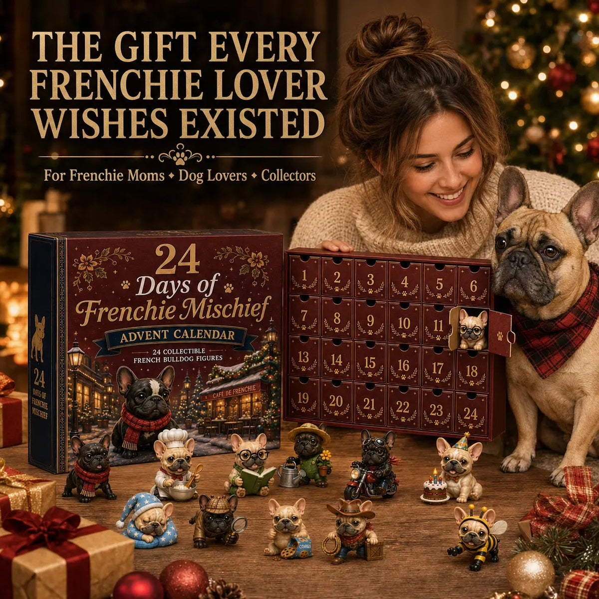 24-Day French Bulldog Christmas Advent Calendar - Collect Unique Frenchie Characters with Daily Holiday Surprises 5