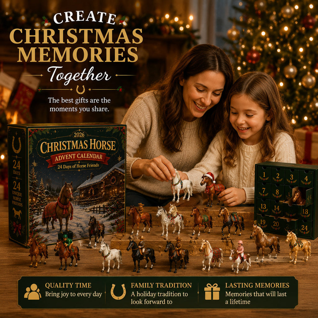 24-Day Horse Friends Advent Calendar - Festive Equestrian Holiday Cheer 7