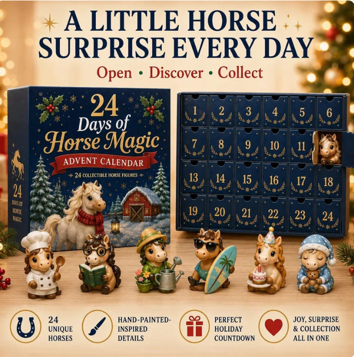 24 Days of Horse Magic™ Advent Calendar for Equestrian Enthusiasts - Festive Holiday Surprises 0