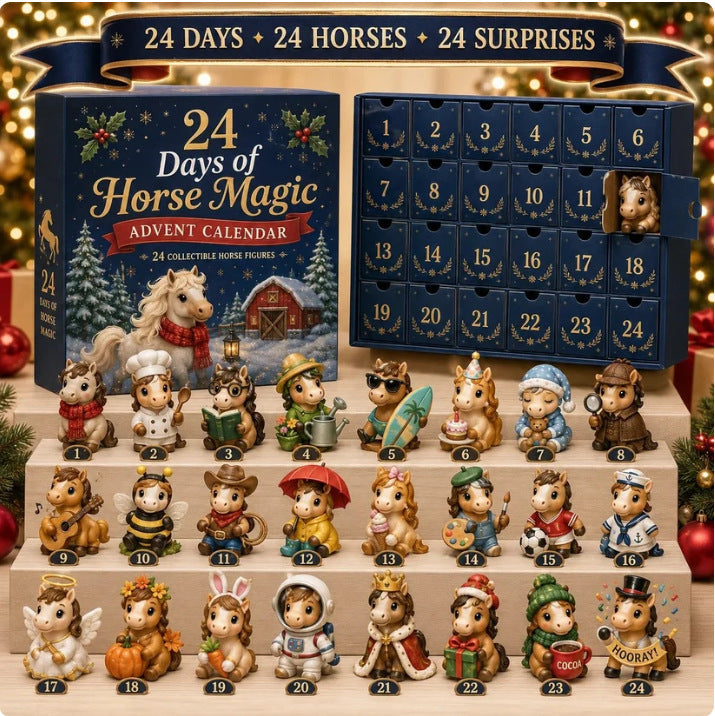 24 Days of Horse Magic™ Advent Calendar for Equestrian Enthusiasts - Festive Holiday Surprises 1