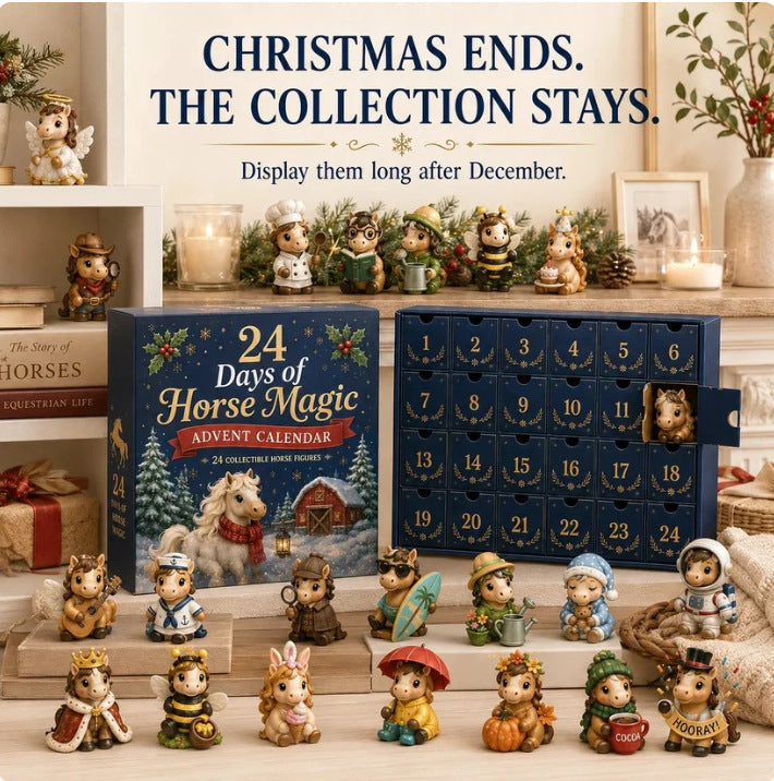 24 Days of Horse Magic™ Advent Calendar for Equestrian Enthusiasts - Festive Holiday Surprises 2