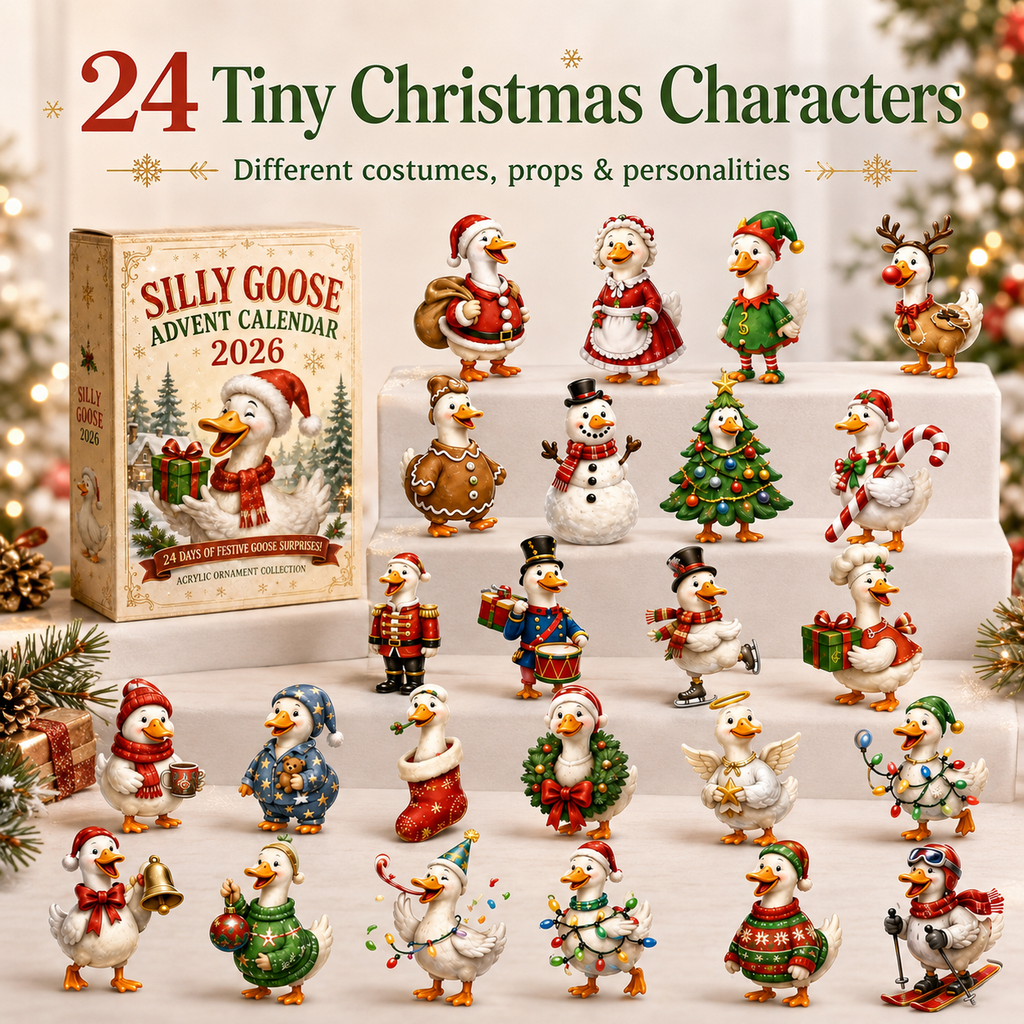 24 Days of Silly Goose Magic™ Christmas Advent Calendar 2026 - Festive Countdown with Daily Surprises 6