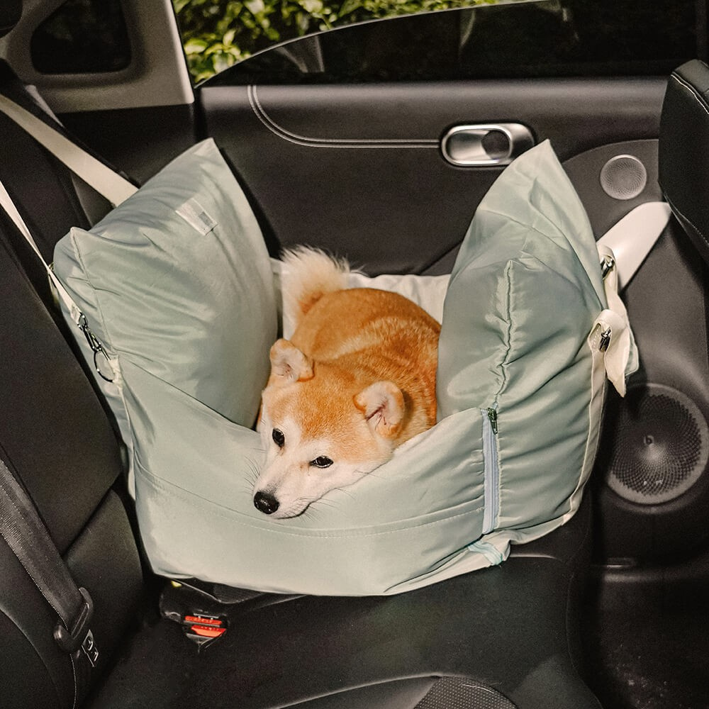 Dog Car Seat Bed | Waterproof Oxford Fabric & Cushioned Design