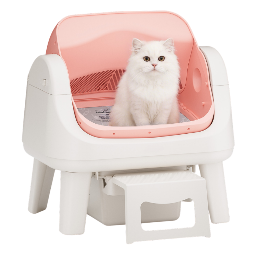Automatic Cat Litter Box - Infrared Sensors & Sealed Waste Drawer