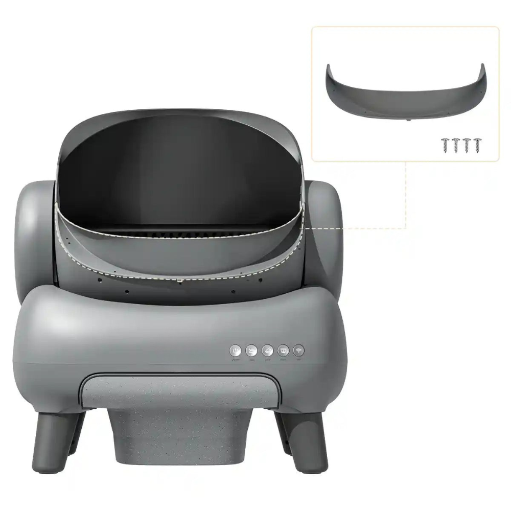Open-Top Automatic Self-Cleaning Cat Litter Box
