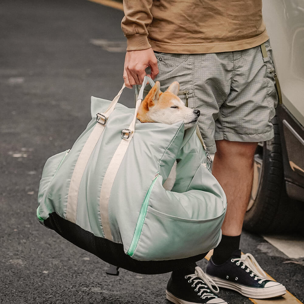 Dog Car Seat Bed | Waterproof Oxford Fabric & Cushioned Design