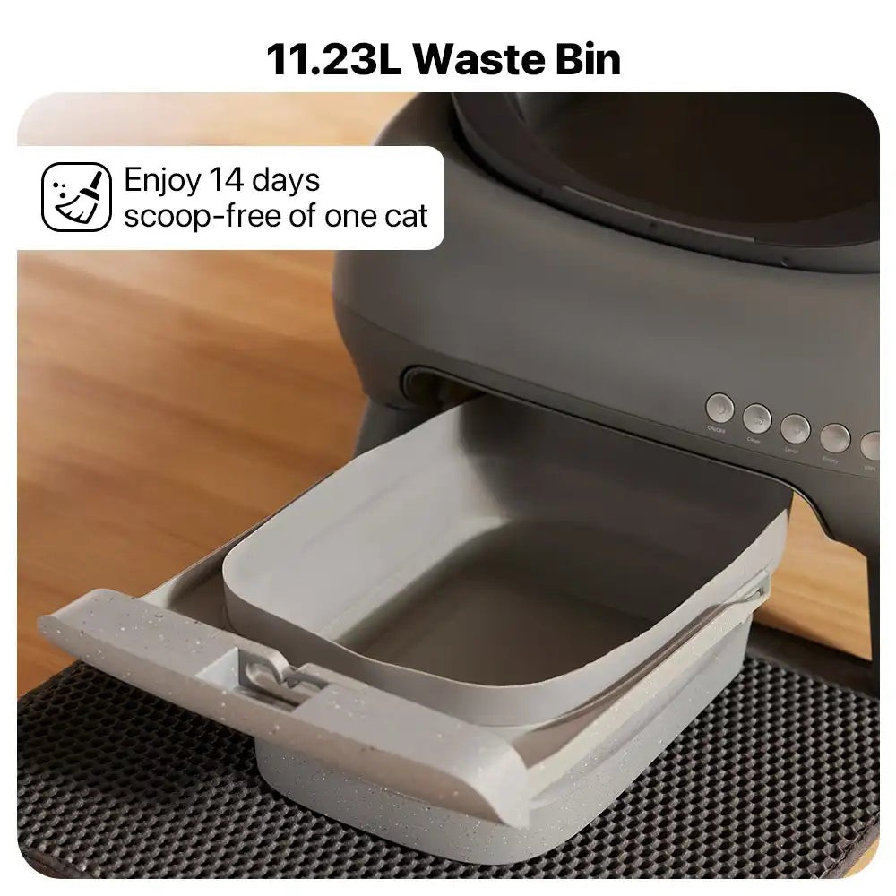 Open-Top Automatic Self-Cleaning Cat Litter Box