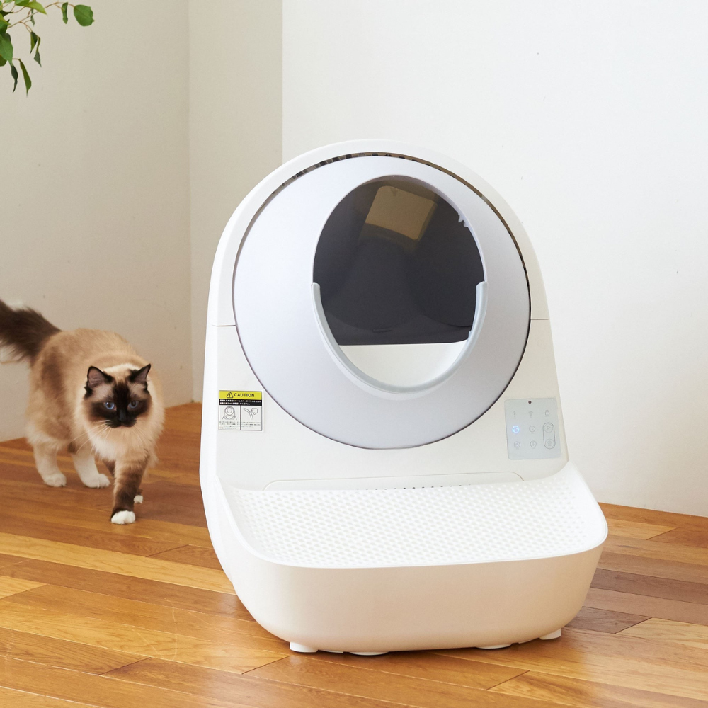 Self-Cleaning Litter Box with Automatic Scooper & Pro-X Ramp Set