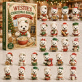 Westie Christmas Bakery Advent Calendar 2026 with 24 Figurines