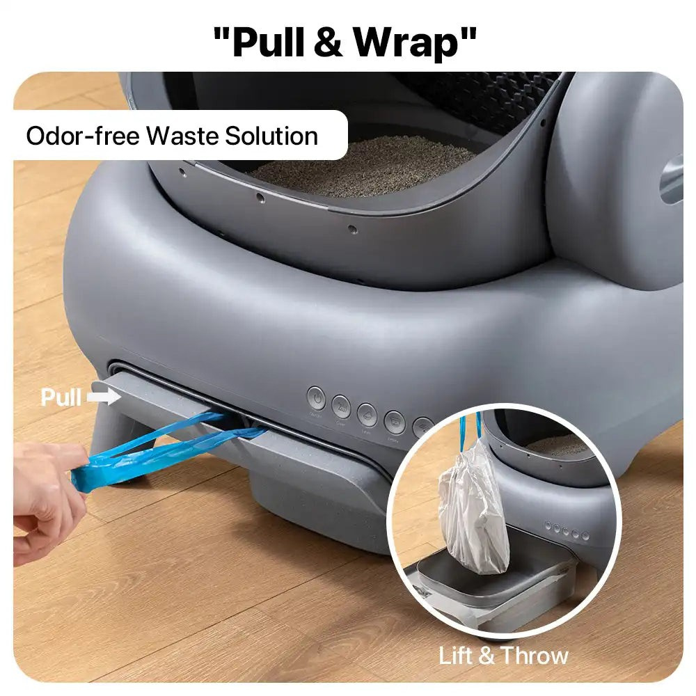 Open-Top Automatic Self-Cleaning Cat Litter Box
