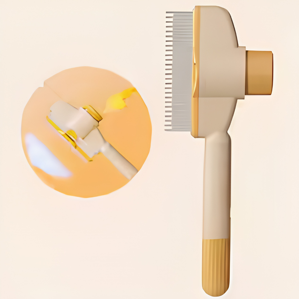 Pet Groomer Brush - Dual-Sided Design, Ergonomic Handle