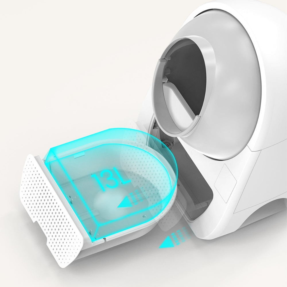 Self-Cleaning Litter Box with Automatic Scooper & Pro-X Ramp Set