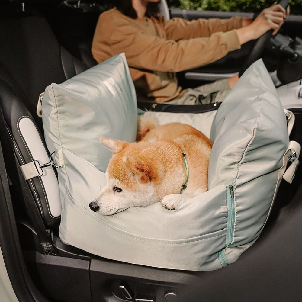 Dog Car Seat Bed | Waterproof Oxford Fabric & Cushioned Design