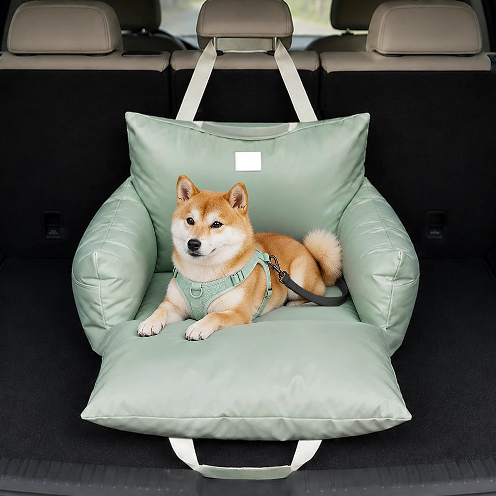 Dog Car Seat Bed | Waterproof Oxford Fabric & Cushioned Design