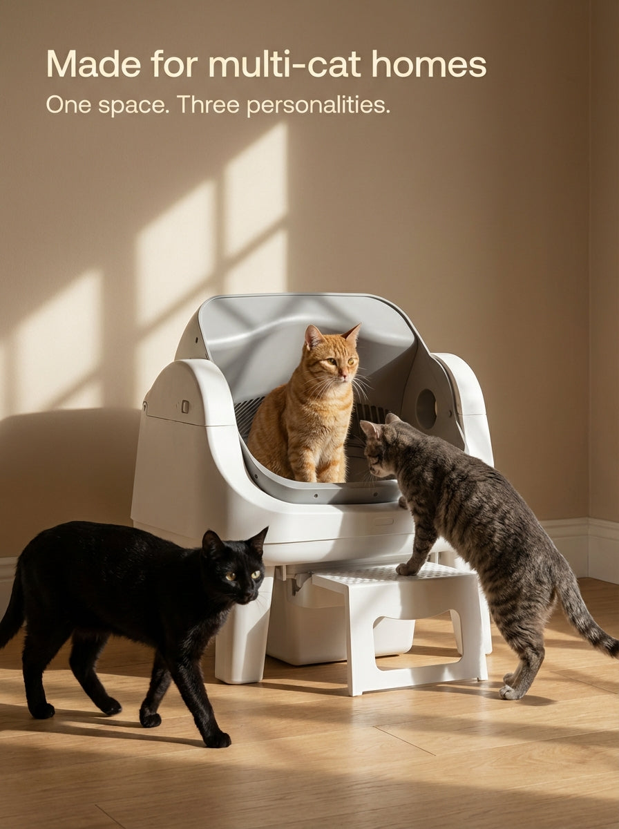 Automatic Cat Litter Box | Infrared Sensors, Safety Features 4