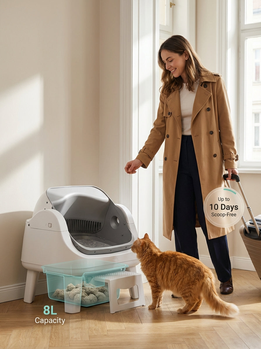 Automatic Cat Litter Box | Infrared Sensors, Safety Features 7