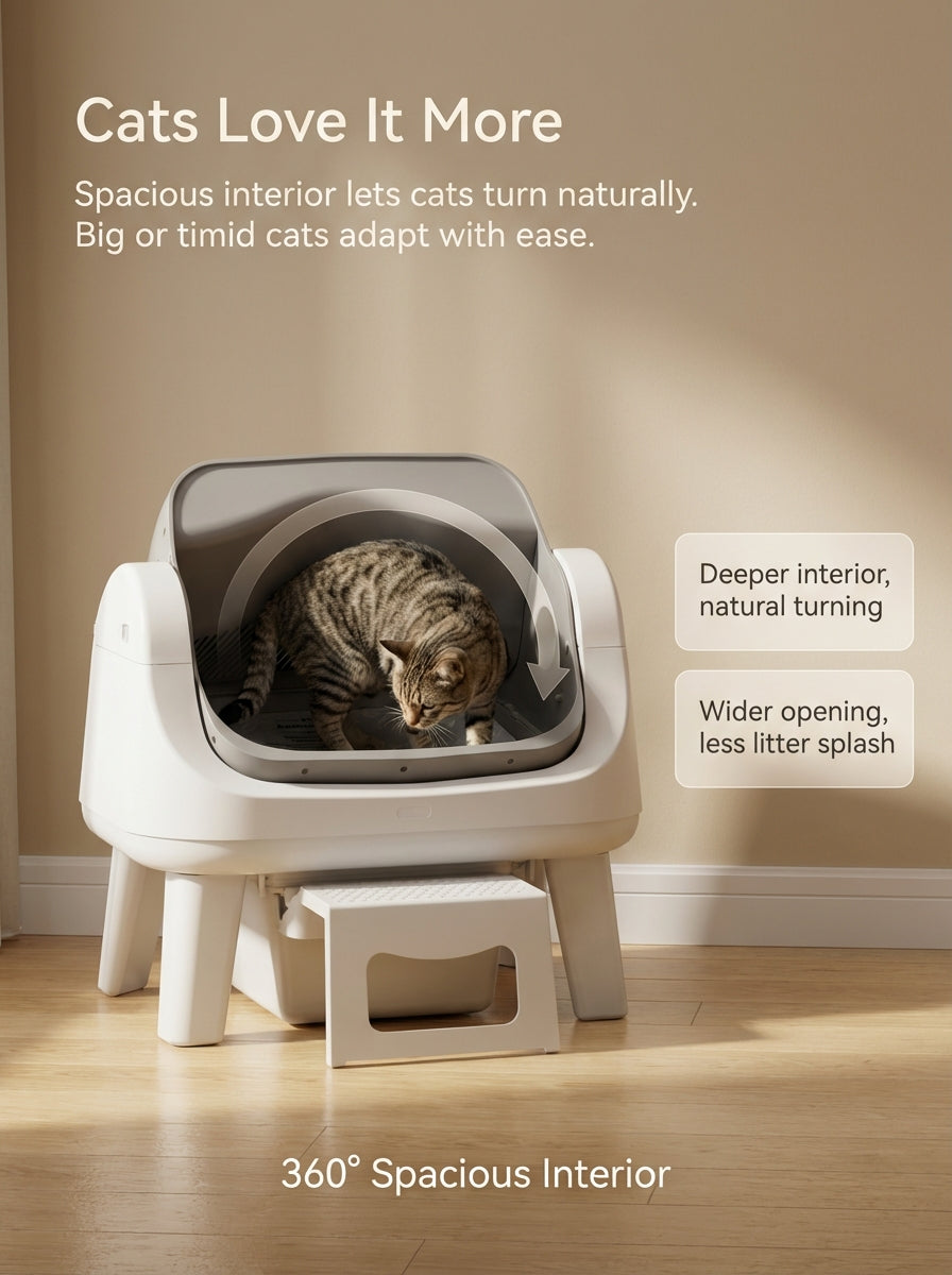 Automatic Cat Litter Box | Infrared Sensors, Safety Features 8
