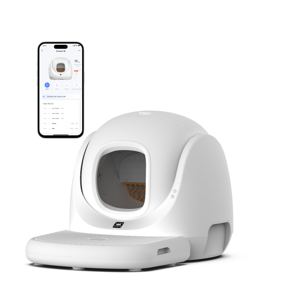 CATLINK Smart Self Cleaning Litter Box - Automatic Cat Litter Box with Health Monitoring & Odor Control 9
