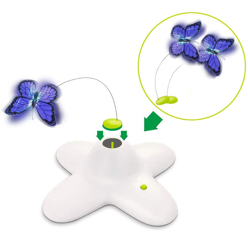Cat Toy | Interactive Butterfly Teaser, 360-Degree Rotation 4