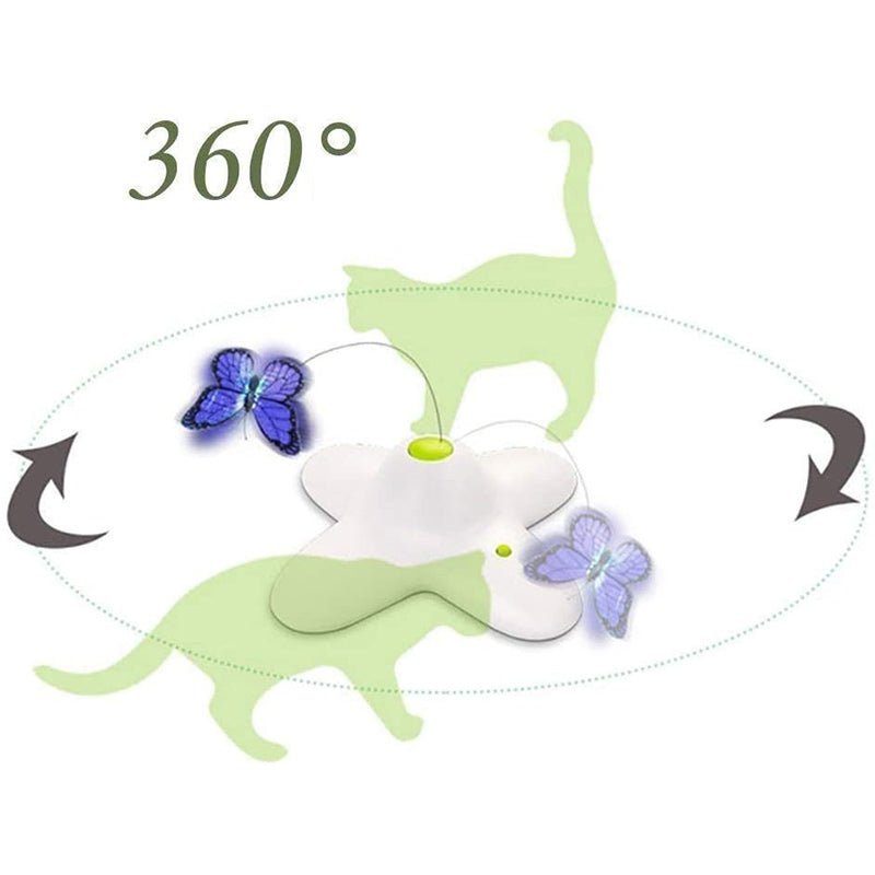 Cat Toy | Interactive Butterfly Teaser, 360-Degree Rotation 6