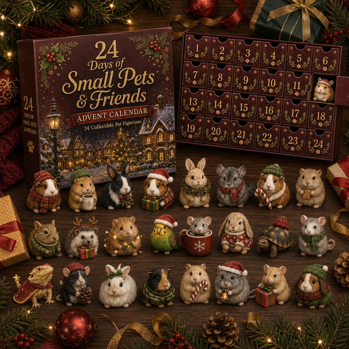 Complete small pets figurine collection