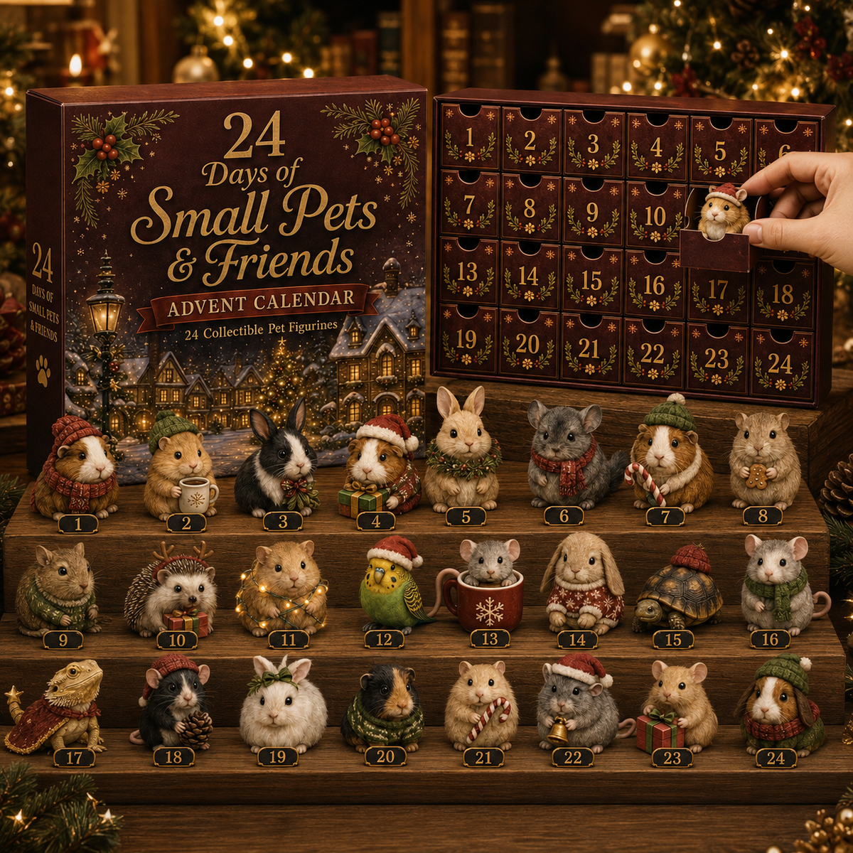 Small pets advent calendar Christmas gift