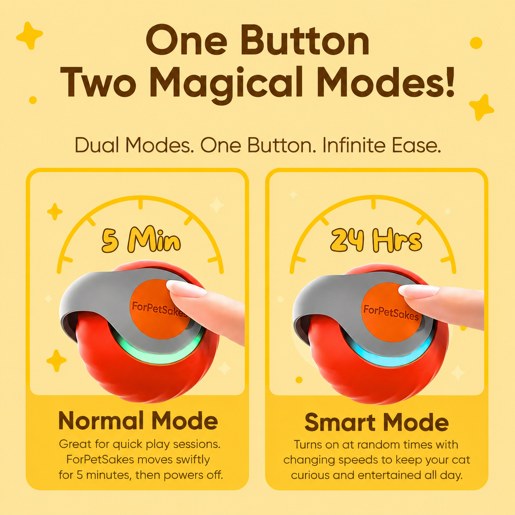 Cat Toy | Paw-Activated Interactive Ball