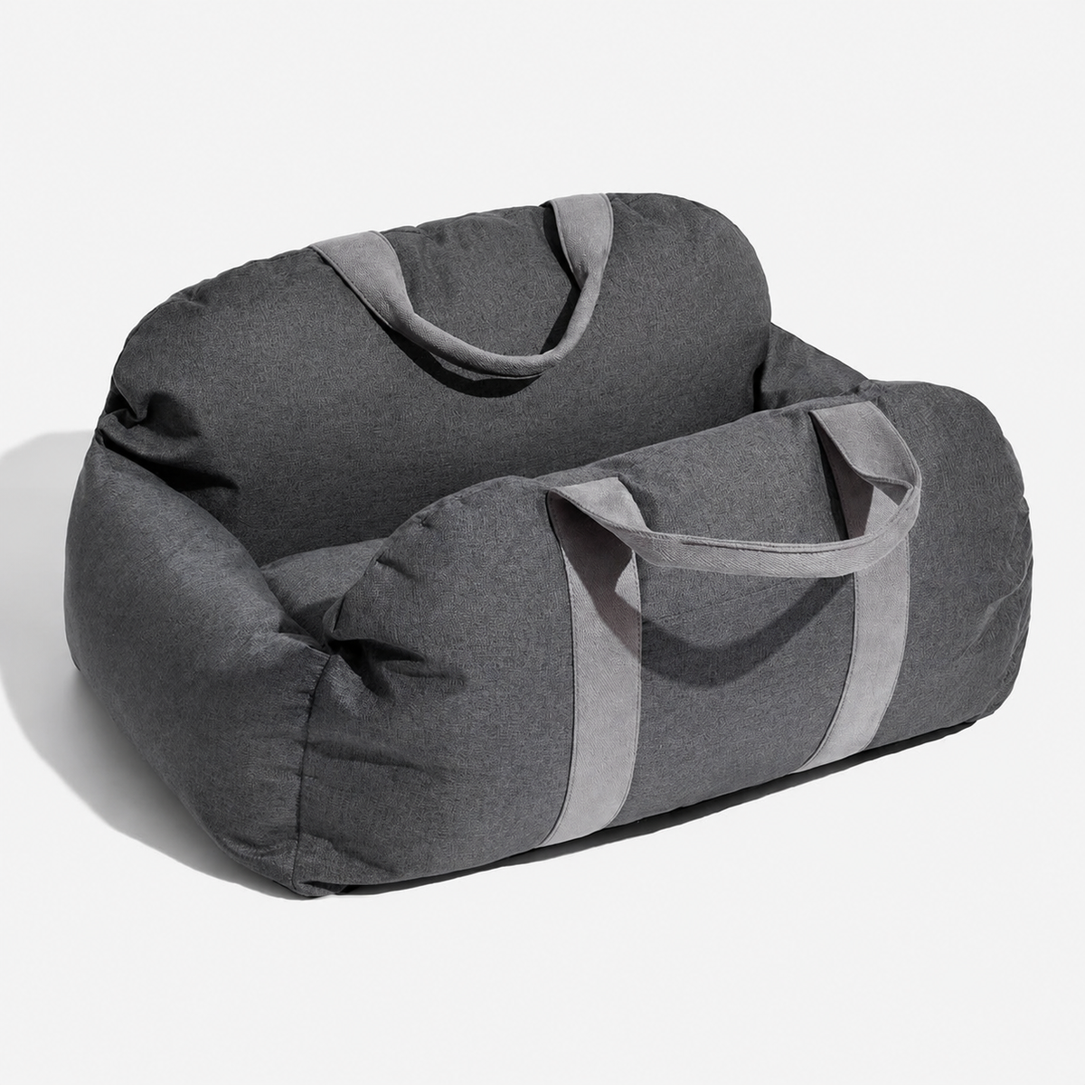 Dog Car Travel Bed with Adjustable Safety Leashes