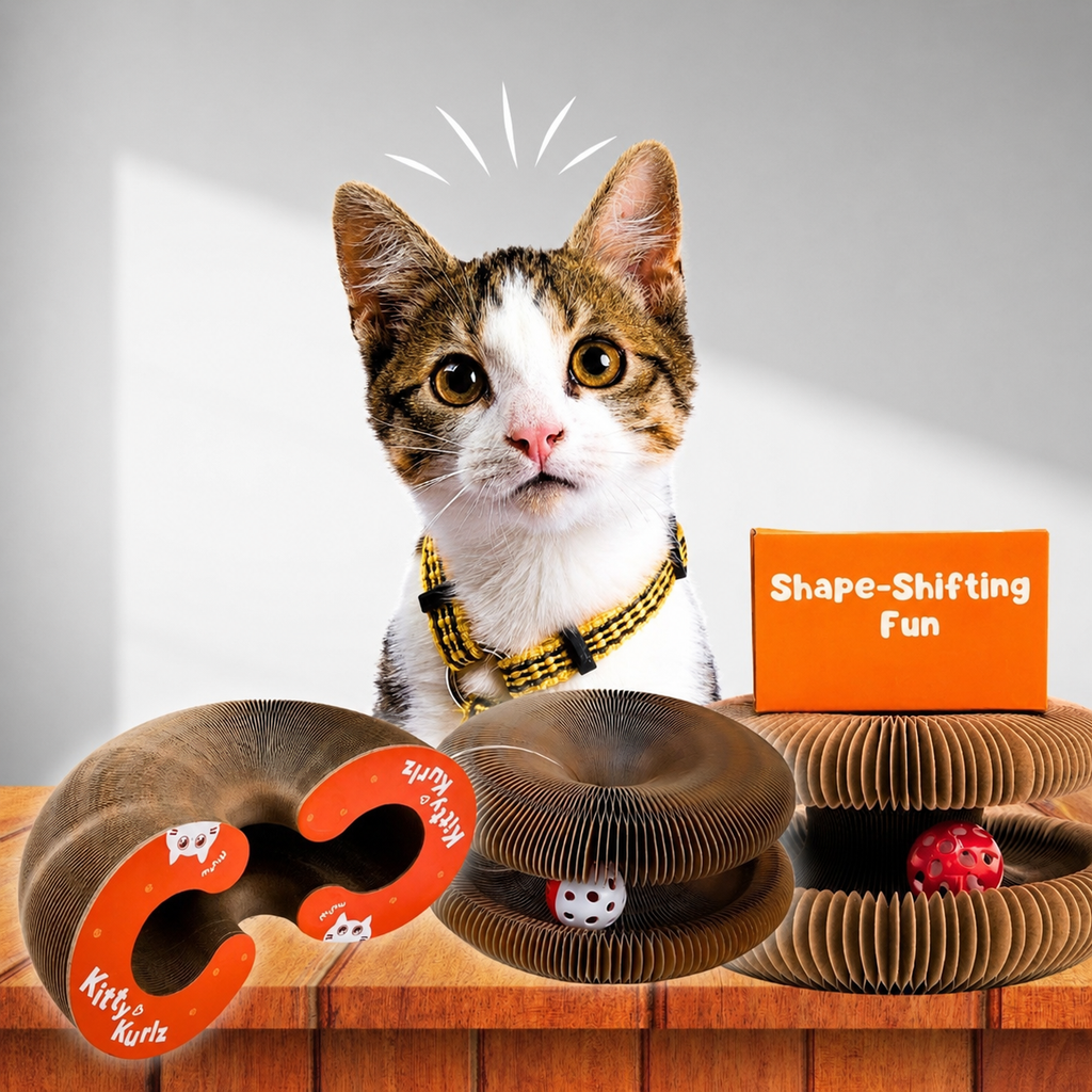 Interactive Cat Toy | Curled Shape, Lightweight Design
